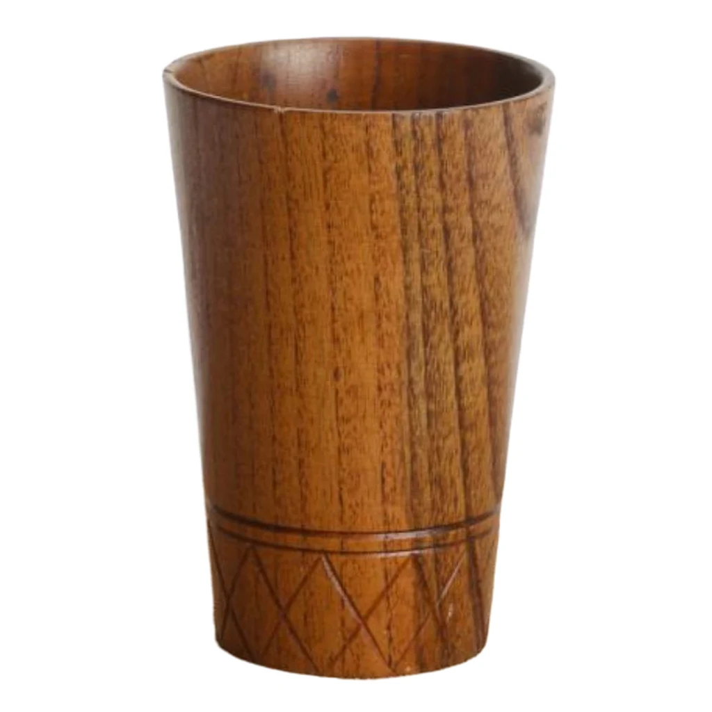 

Wooden Cup Handmade Coffee Tea Beer Juice Milk Mug Drinking Gift11.5cmx7.8cm