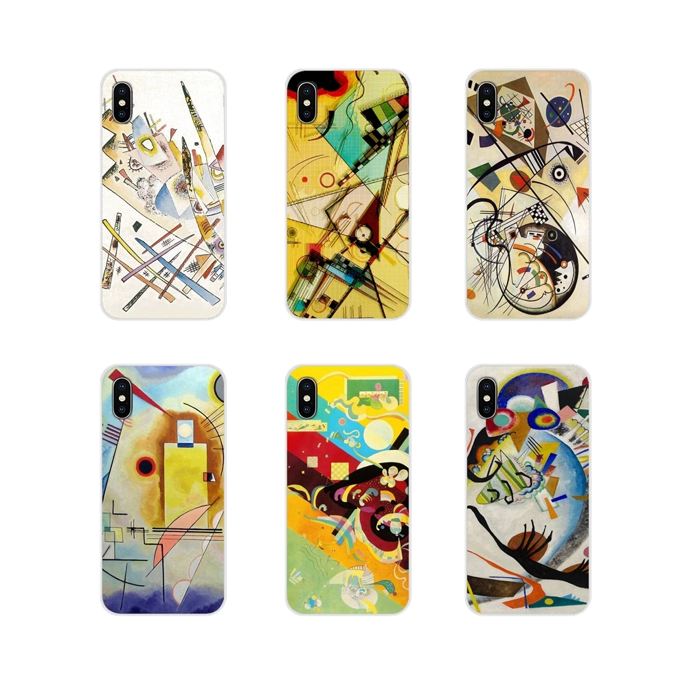 Аксессуары чехол для телефона Wassily Kandinsky Huawei G7 G8 P7 P8 P9 P10 P20 P30 Lite Mini Pro P Smart Plus 2017 2018