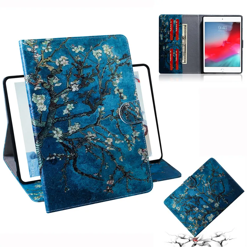 Чехол для iPad Mini 1 2 3 4 5 7 9 дюймов чехол с откидной крышкой кожаный чехол-книжка