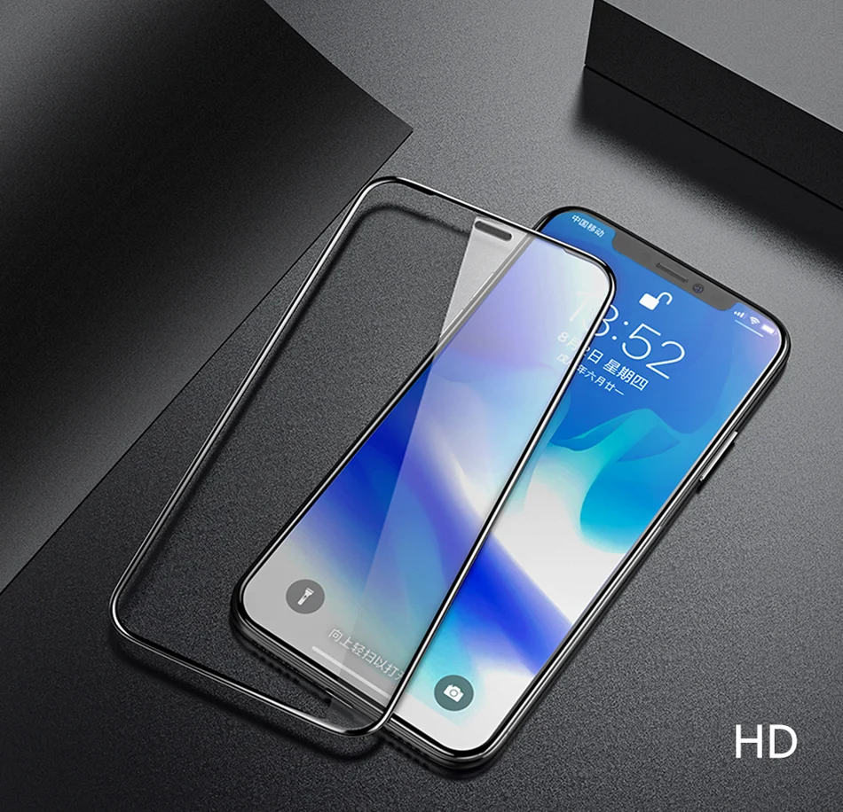 Benks VPRO 0,3 мм закаленное стекло для IPhone XS 5,8 'XS MAX 6,5' XR Защитные пленки для экрана анти синий луч стекло полное покрытие Передняя пленка
