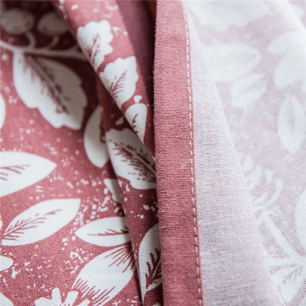 Оранжевый занавес с принтом Ширина 1 5 м имитация хлопка и льна занавеска для