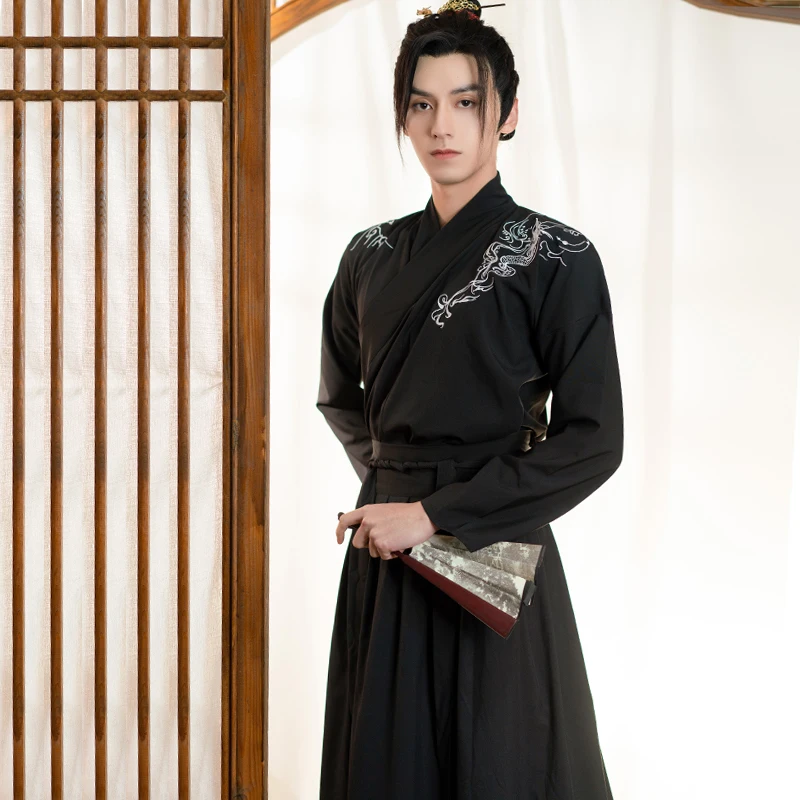 Женское традиционное платье ханьфу большого размера мужской костюм династии