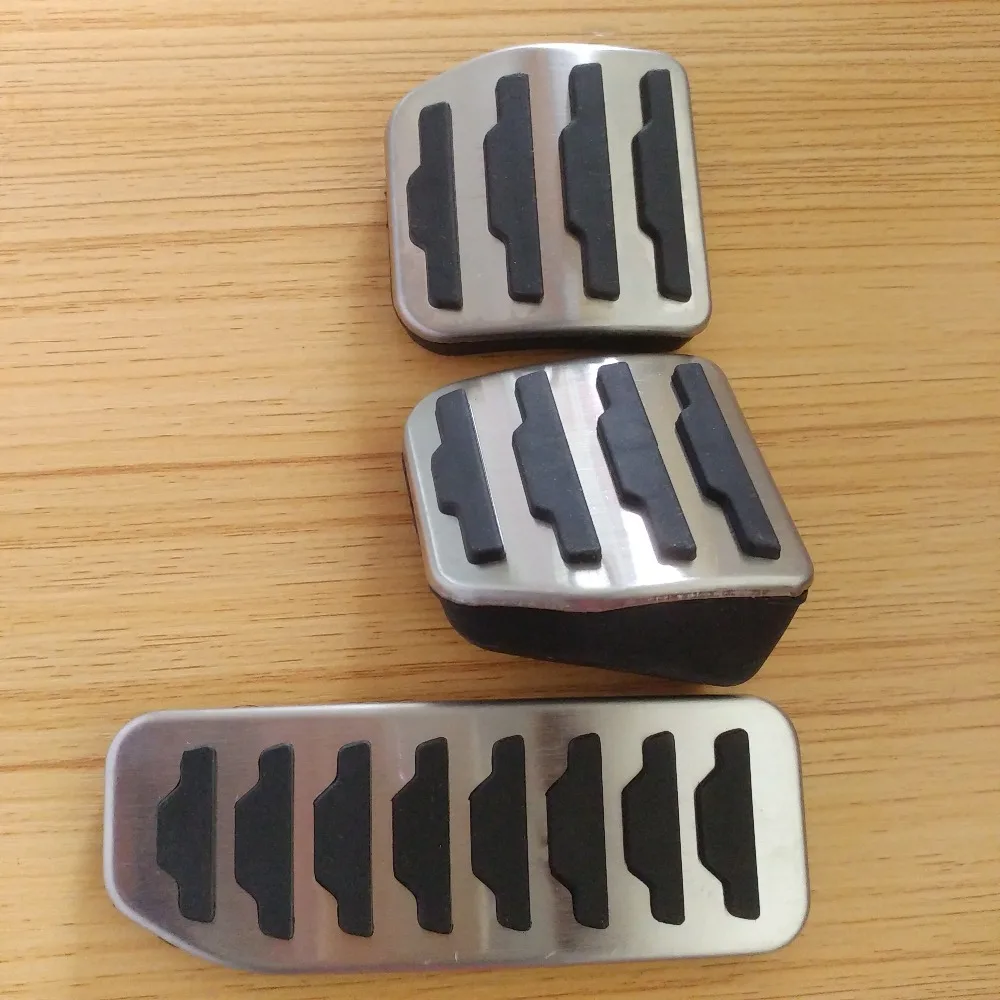 Комплект накладок на педали для Land Rover Freelander 2 LR2 2008 2014 MT 3 шт.|pedal cover|foot pedal coverpedal kit |