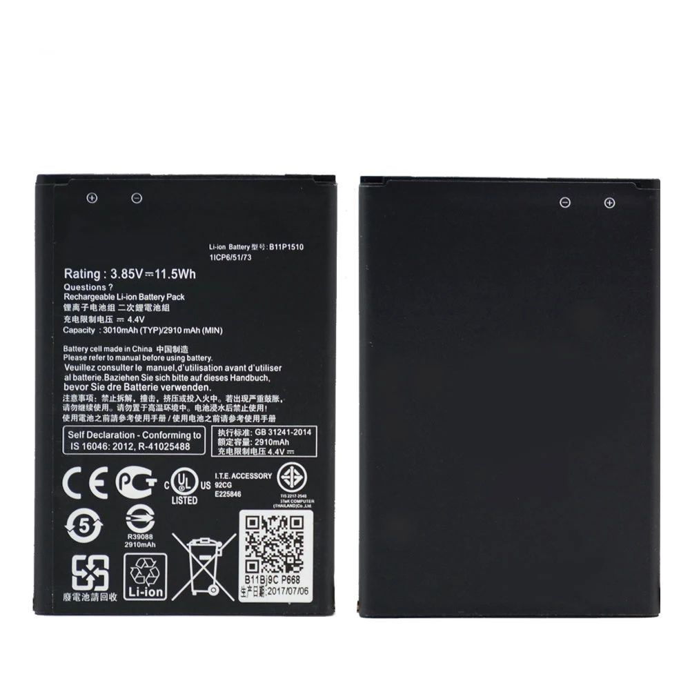 Новая запасная батарея B11P1510 для ASUS ZenFone Go tv ZB551KL X013DB X013D X013DC X013DA 2910/3010mAh полная емкость Akku