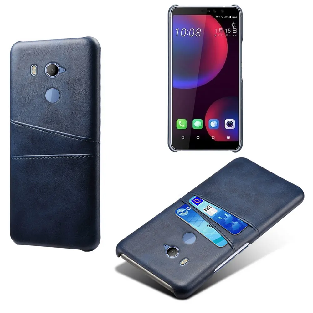 Роскошная Обложка на заднюю панель из искусственной кожи для htc D12 Plus U11 Plus U11 Eyes кошелек с отделениями для карт чехол для телефона для htc U11 Plus Eyes D12 Plus чехол