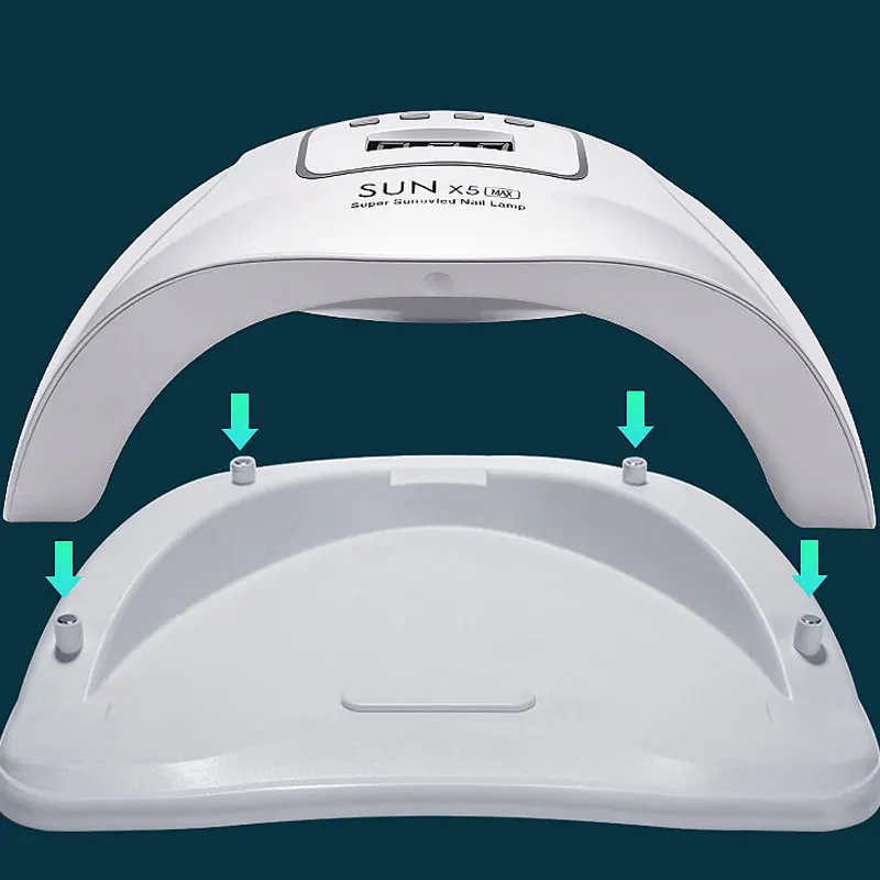 

SUNX5 Max 120W LED Lamp Nail Dryer 45 LEDs UV Ice Lamp For Drying Gel Polish 10/30/60/99s Timer Auto Sensor Manicure Tools