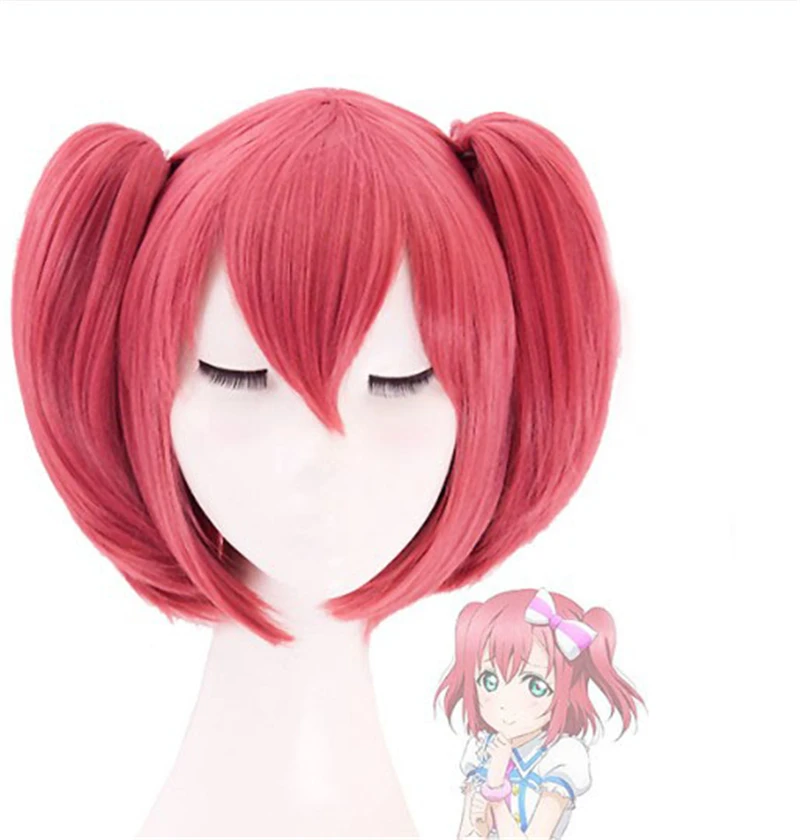 Аниме LoveLive! Солнечный свет! Ruby Kurosawa парик синтетические волосы Косплей Костюм