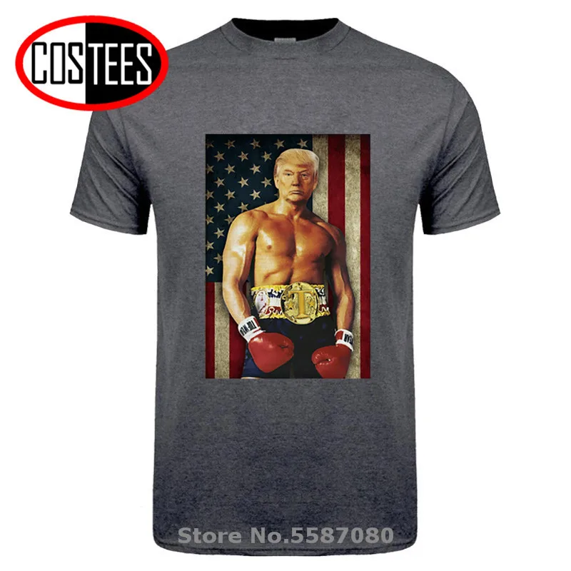 Rocky summer Balboa style Дональд Трамп 2020 футболка для мужчин чемпионат США президент