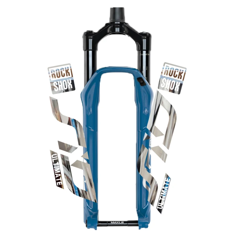 Наклейка rockshox sid на переднюю вилку велосипеда, украшение для горного велосипеда, передняя вилка, водонепроницаемая, прозрачная, 2020 - изображение
