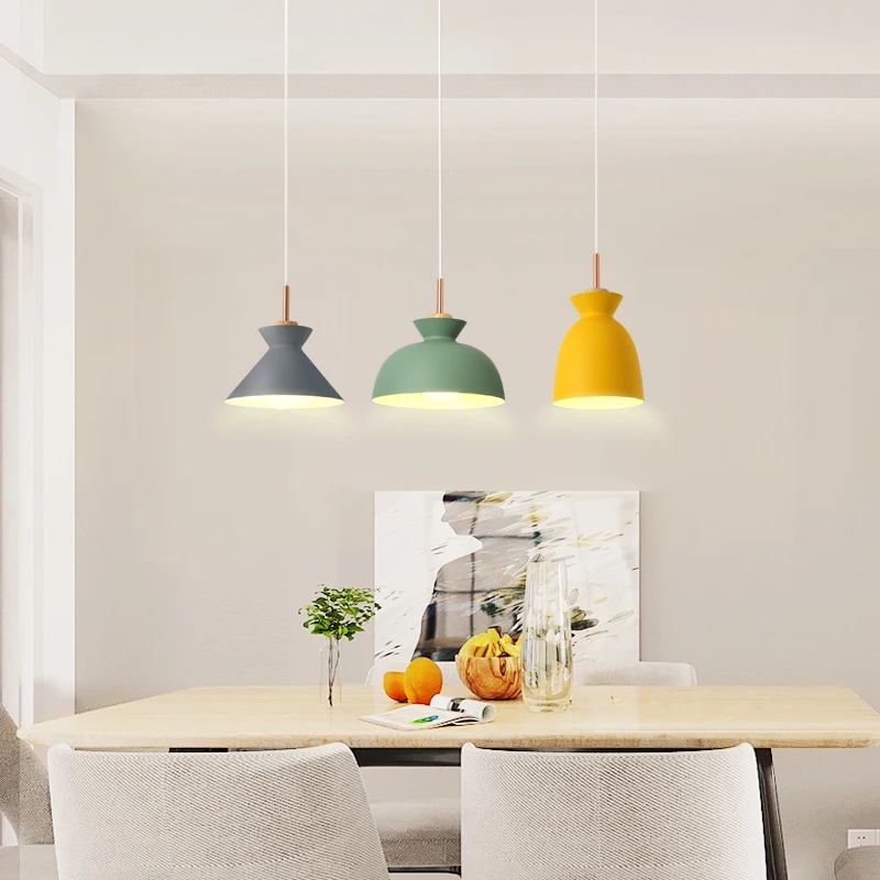 

Современная светодиодная Подвесная лампа, простой стильный домашний декор, обеденный стол, для кабинета, гостиницы, спальни, гостиной, комн...