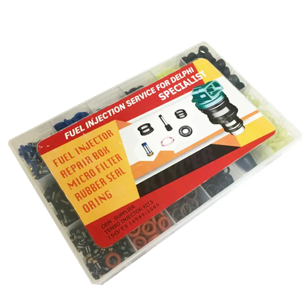1 Box Fuel Injector Repair Kits Micro Filter Oring Plastic Parts For Universal Delphi топливный инжектор Gmc Astra Fiat Punto |