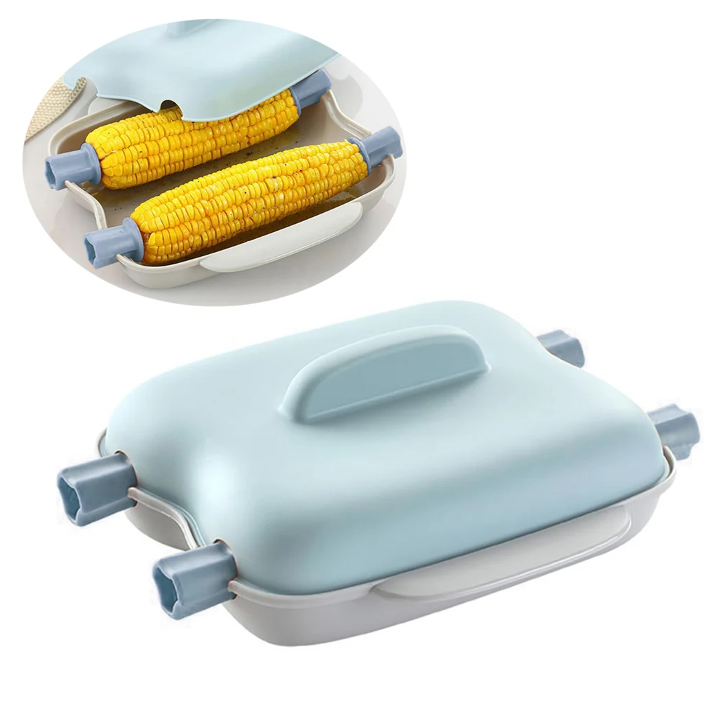 Corn Cooker Creative Easy and Fast Corn Steamer Microwave Steamer Kitchen Gadget Kitchen Cooking Tools