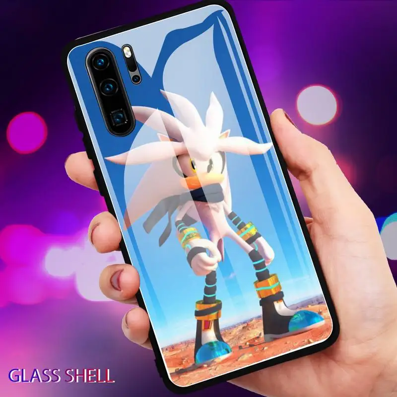

Sonic The Hedgehog Phone Case Glass For Huawei P30 Lite 20 Por P9 10 Mate 10 9 Honor 8 X 9 10 NOVA 5 Cover