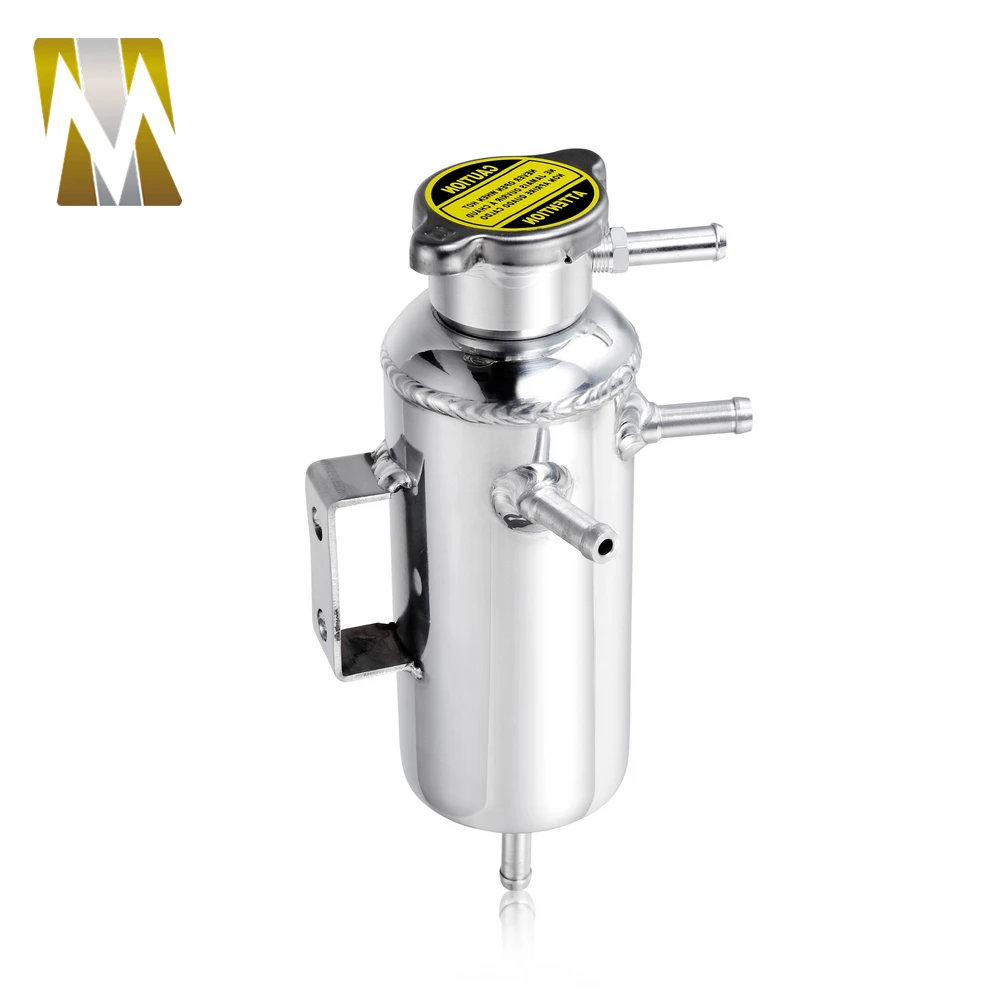 Новый универсальный алюминиевый автомобильный резервуар серебристый масляный