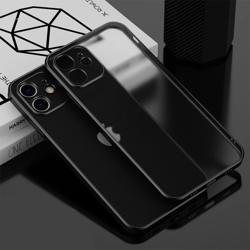 

Original Shell for iPhone X XS XR XSMAX 11Frosted Transparent Drop-Resistant Shock-Absorbing Phone Case