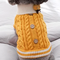 dog legs wear knitwear pet clothing warm knitted stripe teddy bear vip bullfighting home thickened plush animal dog cat clothing