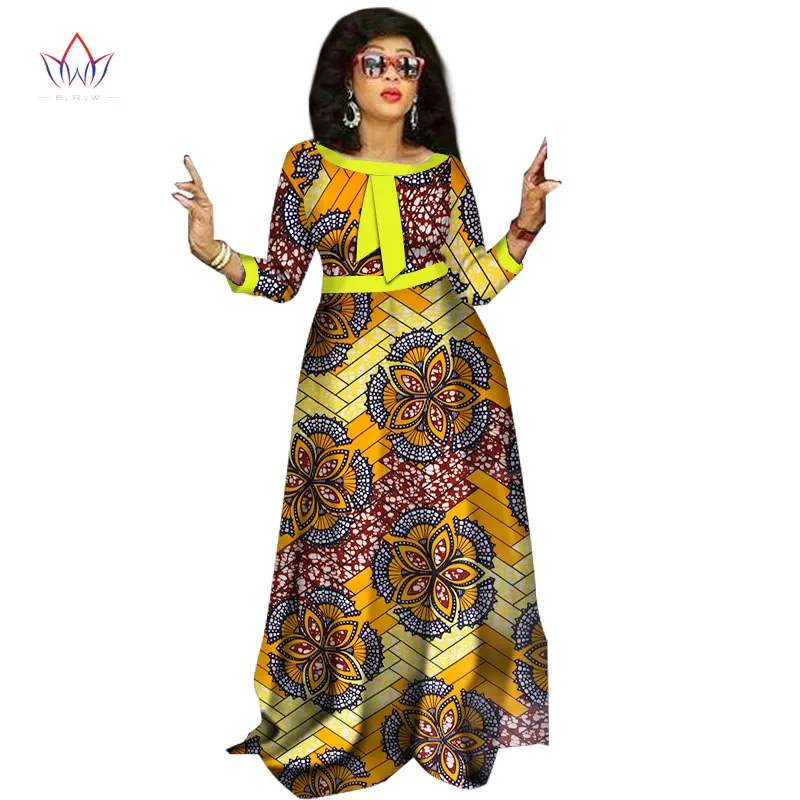 2017 г. в африканском стиле платья для Дамская Мода Дизайн Дашики женщин Базен Riche О
