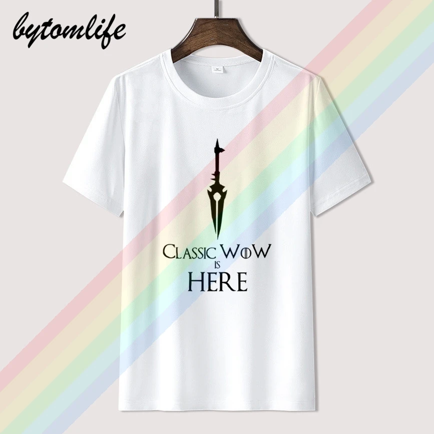 

_Classic WoW is HERE_ GoT style World of Warcraft fan shirt