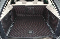 wholy surrounded no odor special car trunk mats for skoda superb wagon durable waterproof boot carpets