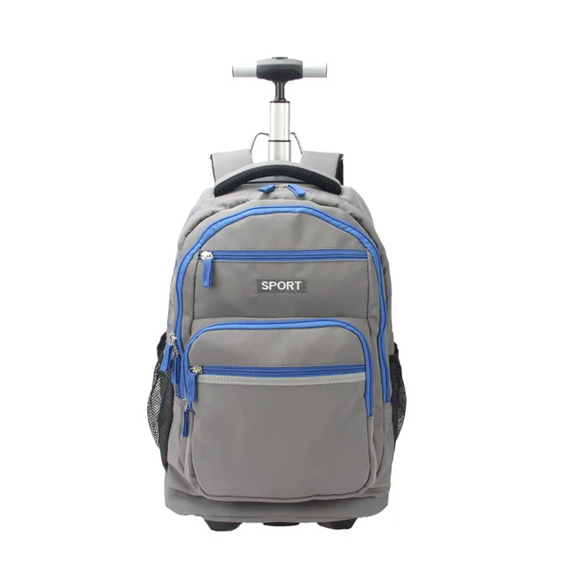 Новый водонепроницаемый рюкзак на колесиках для школьников сумка багажа с