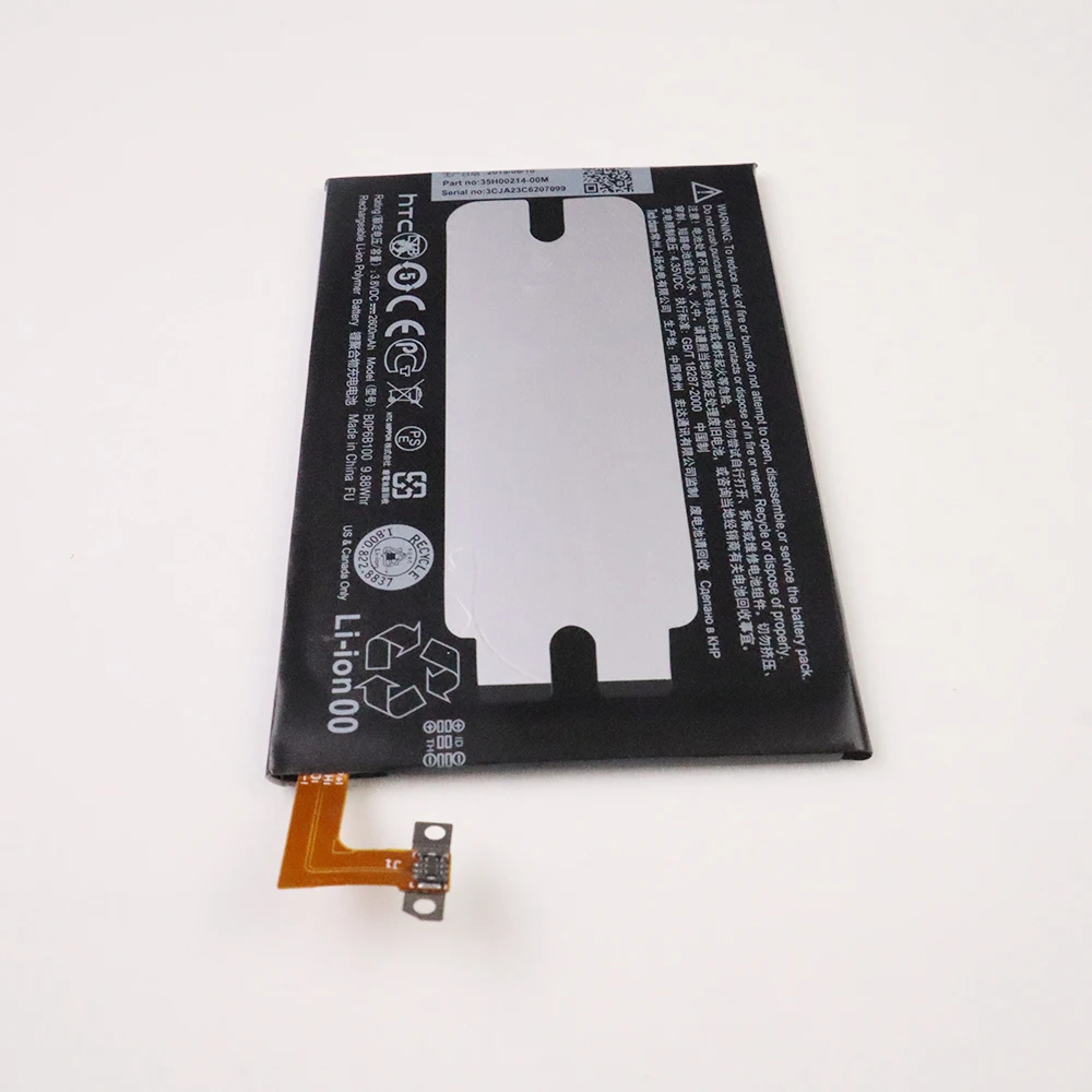 Оригинальный аккумулятор 2600 мАч BOP6B100 для HTC One 2 M8 E8 M8x X One2 W8 M8SD M8T M8W M8D M8SW M8ST