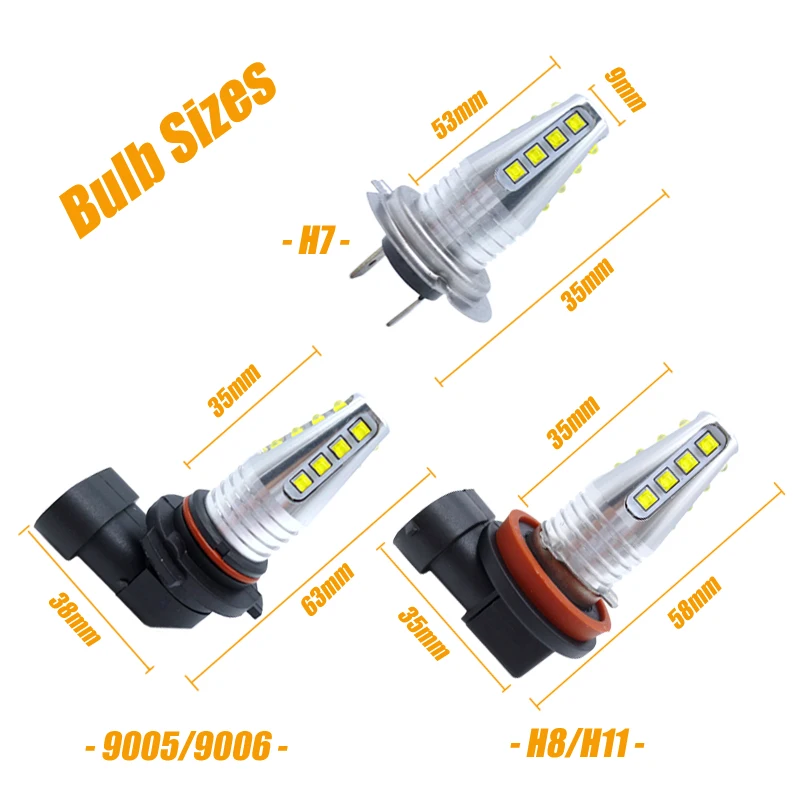 2X H4 H7 H11 H8 H9 9005 9006 80 Вт cree чип высокой мощности Автомобильный светодиодный