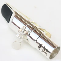 music fancier club professional tenor soprano alto saxophone metal mouthpiece s90 silver plated sax mouth pieces accessories 90