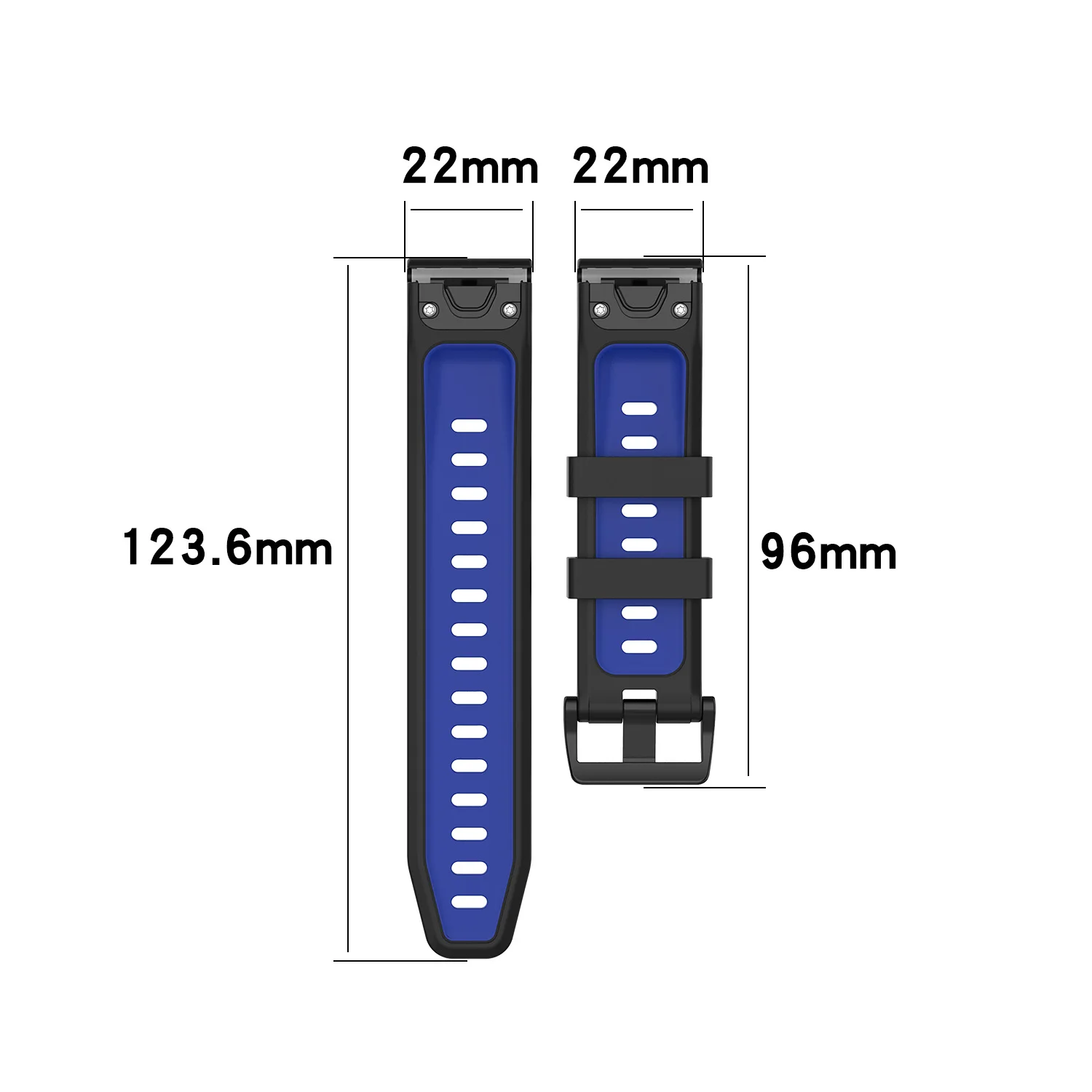 

Silicone Strap for Garmin Fenix 6 Watch Band for Garmin Fenix 6X Bracelet for Garmin Fenix 6S Compatible Garmin 22mm 26mm 20mm