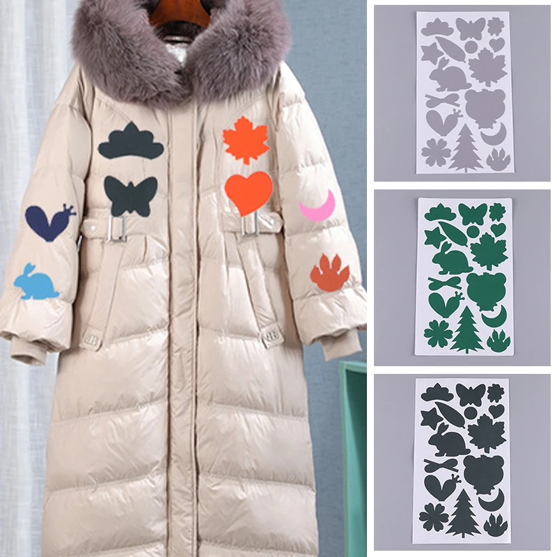 

1PC Big Self-adhesives Patches Cloth Repair Down Jacket Patches Water-proof ​PVC Patches Cartoon Shape Applique