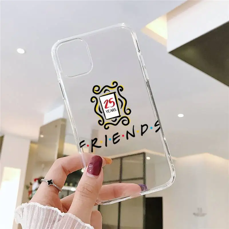 

friends TV Phone Case Clear Transparent for iPhone 11 12 mini pro XS MAX 8 7 6 6S Plus X 5S SE XR 2020