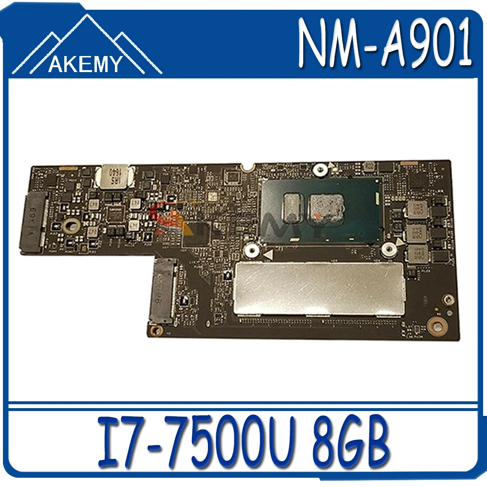 

Akemy CYG50 NM-A901 For Lenovo YOGA 910-13IKB YOGA 910 Laptop Motherboard I7-7500U CPU 8GB RAM 100% Test Work Free Mail