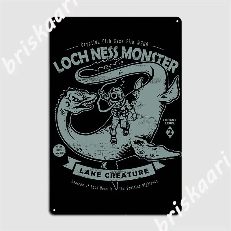 

Lochness, монстр, криптотиды, клуб, чехол, файл, металлический плакат, клубный настенный плакат