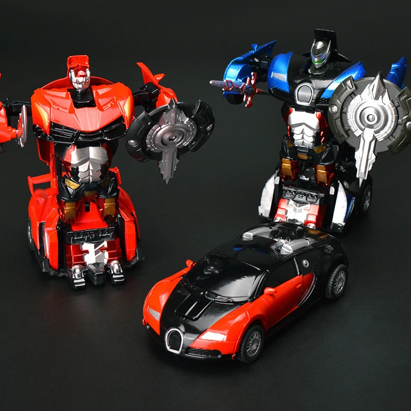 Робот деформация в один клик King Kong задняя модель автомобиля Bugatti спортивный