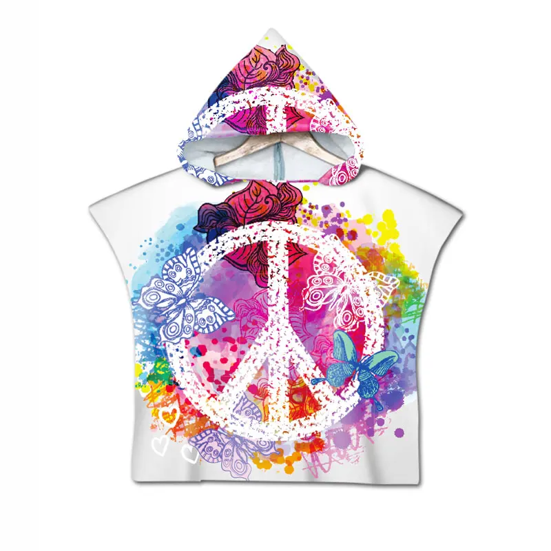 Красочное банное полотенце для маленьких мальчиков Ультра-мягкий детский плащ с