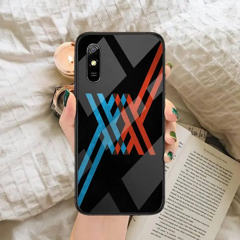 

Darling in the Franxx Phone Case Tempered glass For xiaomi Redmi 4X 5 6 6A 8 8SE MIX 2 2S Note 3 4 5 6 7 PLUS PRO