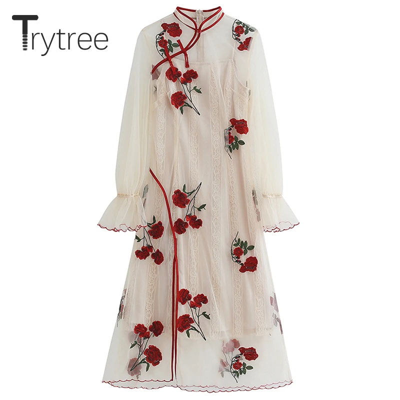 Весенний комплект из двух предметов Trytree 2020 повседневный однотонный Длинный