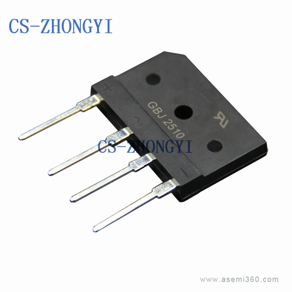 Диодный выпрямитель Gbj2510 25 А 1000 В 2 шт. ZIP в наличии |