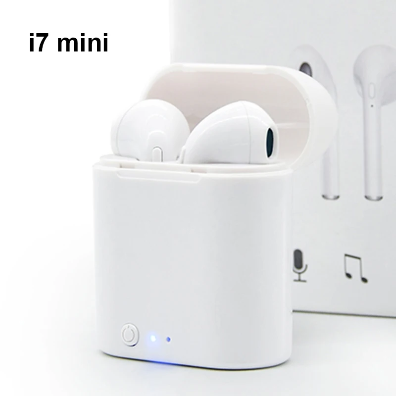 Беспроводные наушники tws i12, беспроводная Bluetooth гарнитура, HD стерео V5.0, шумоподавление, беспроводные наушники, подходят для смартфонов - Цвет: i7mini
