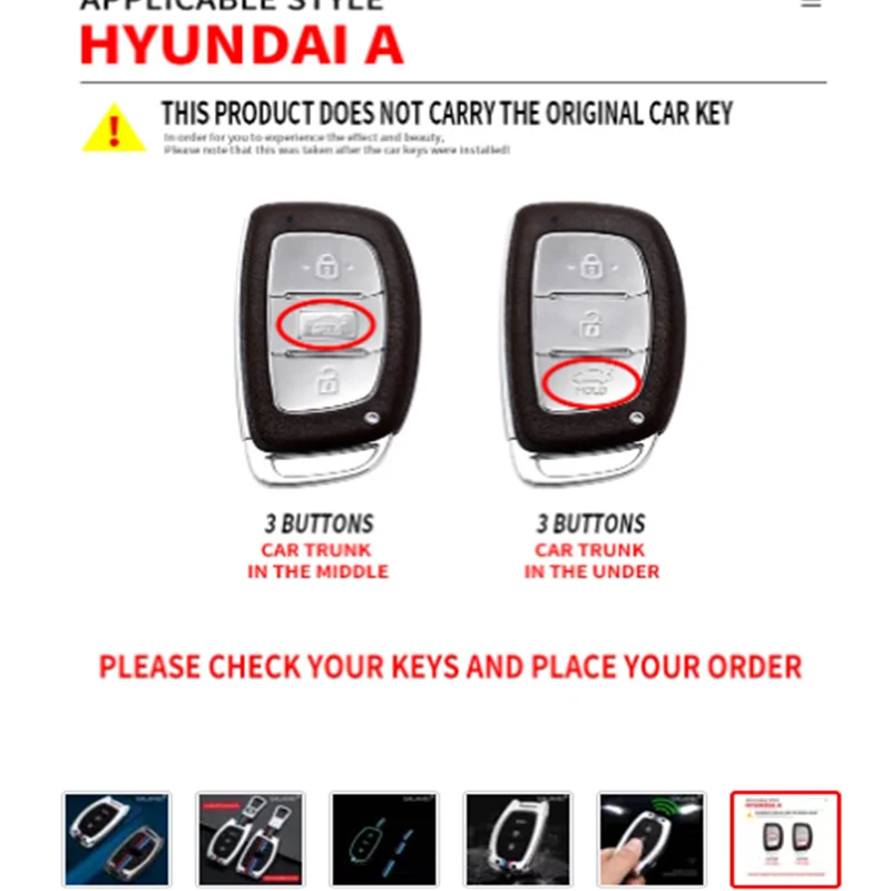 

Zinc Alloy + Silicone Car Key Case Cover For Hyundai iX20 I30 IX35 I40 Ix25 Tucson Verna Sonata Avante Mistra ELANTRA Santafe
