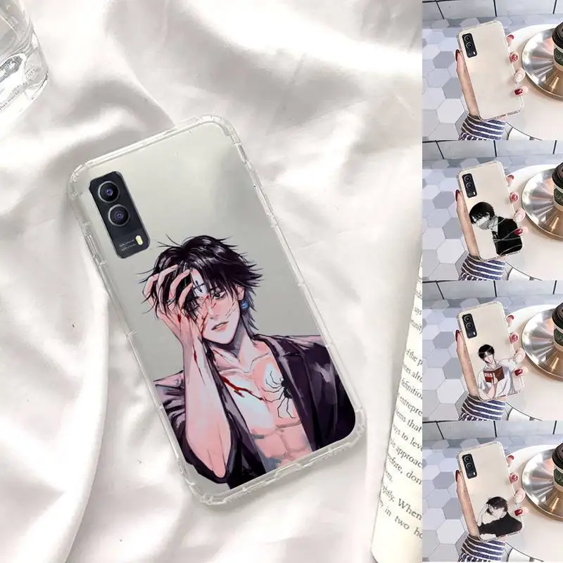 

Chrollo Lucilfer Chains Phone Case Transparent For VIVO X 60 50 30 27 23 21 20 9 pro plus S i + Soft TPU Clear Mobile bags