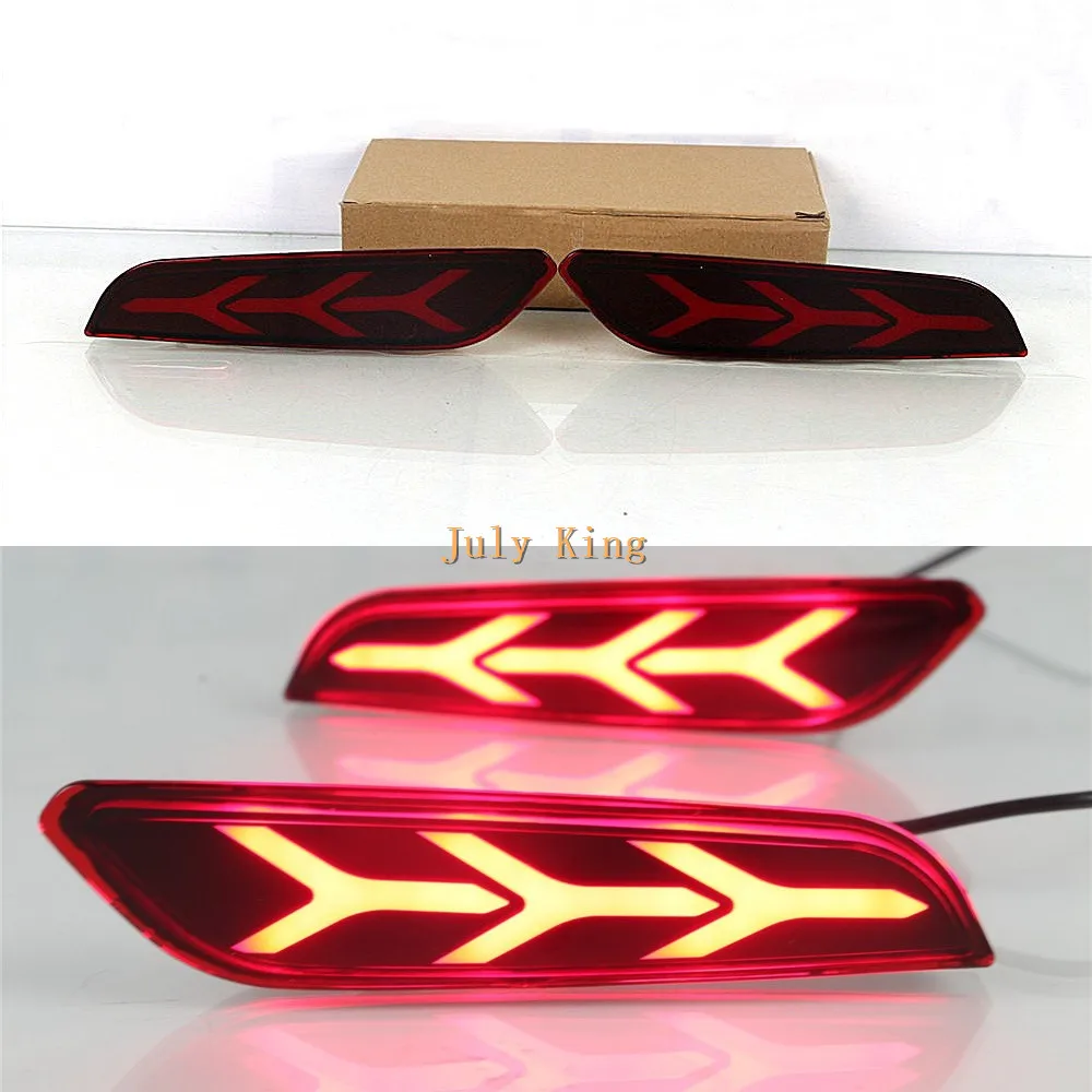 July King Car LED Brake Lights Case for Hyundai IX25 Creta 2017+ Light Guide light + Night DRL |