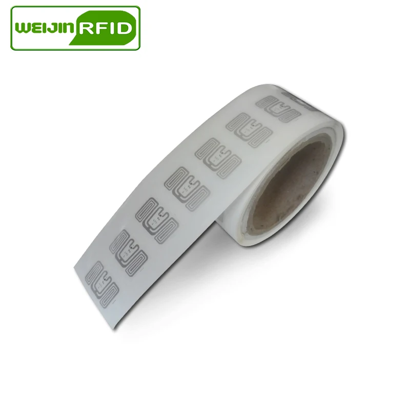 RFID метка UHF наклейка Impinj F43 EPC6C влажная инкрустация 915mhz868mhz860 960MHZ 2000 шт Бесплатная