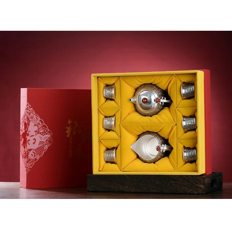 Чайник из серебра 999 пробы 250 мл