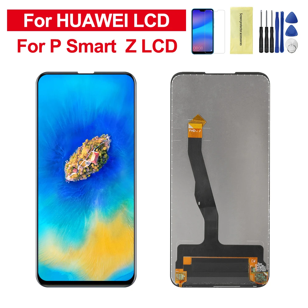 Оригинальный ЖК дисплей 6 59 дюйма для Huawei P Smart Z/ Y9 Prime 2019 с сенсорным экраном
