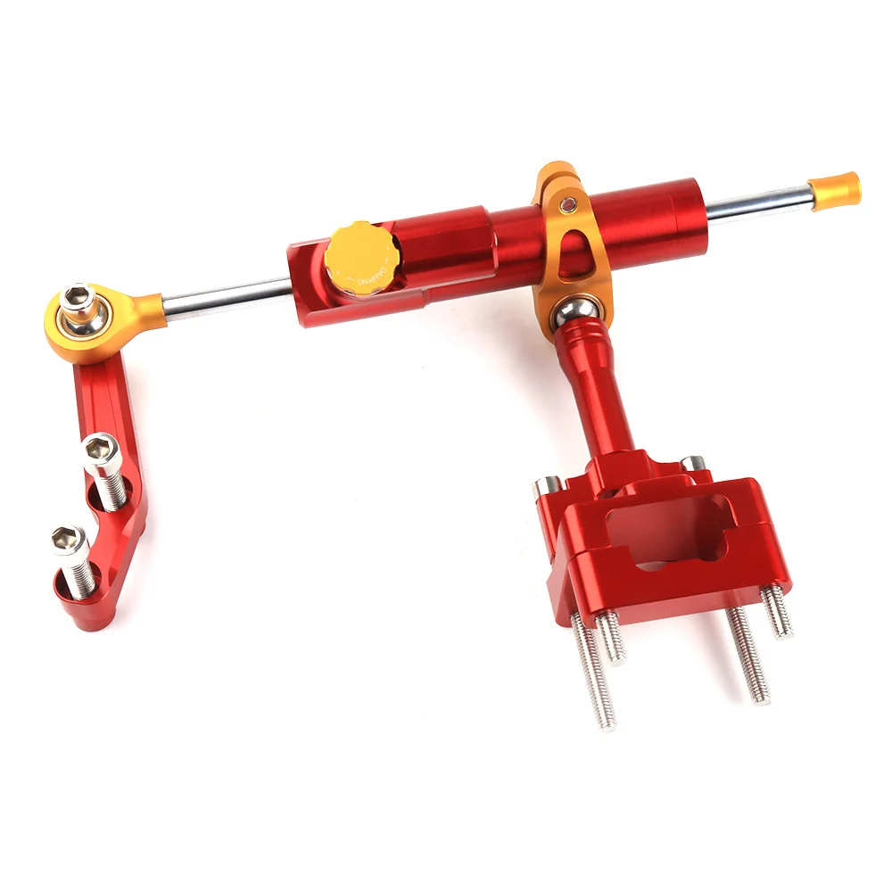 

Амортизирующий стержень для рулевого механизма Kawasaki ninja250, амортизирующая опора, линейка из алюминиевого сплава с ЧПУ