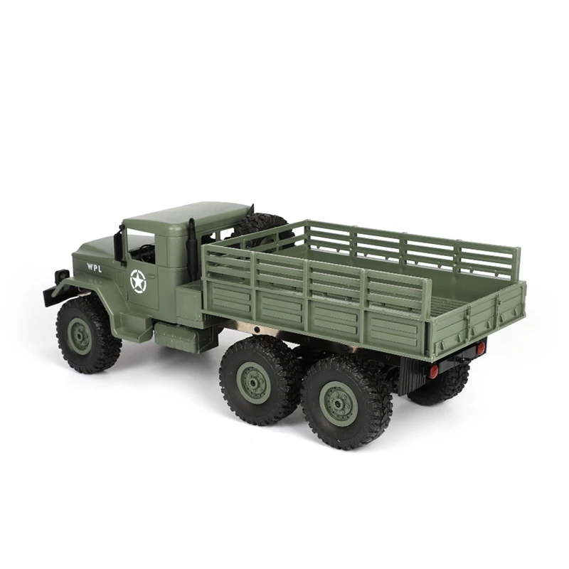 

2018 New WPL B-16 1/16 2.4G 4WD Off-Road RC Truck Rock Crawler Army Car