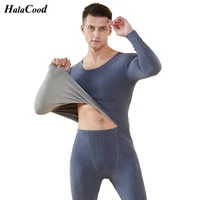 men thermal underwear winter first layer long johns shirt leggings sports compression underwear black tracksuit for men 2 sets
