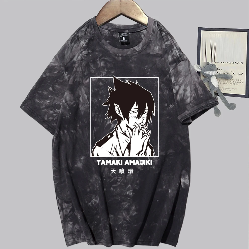 

Аниме Tamaki Amajiki Футболка с принтом галстука забавная футболка моя геройская Академия футболки унисекс хип-хоп топы футболки