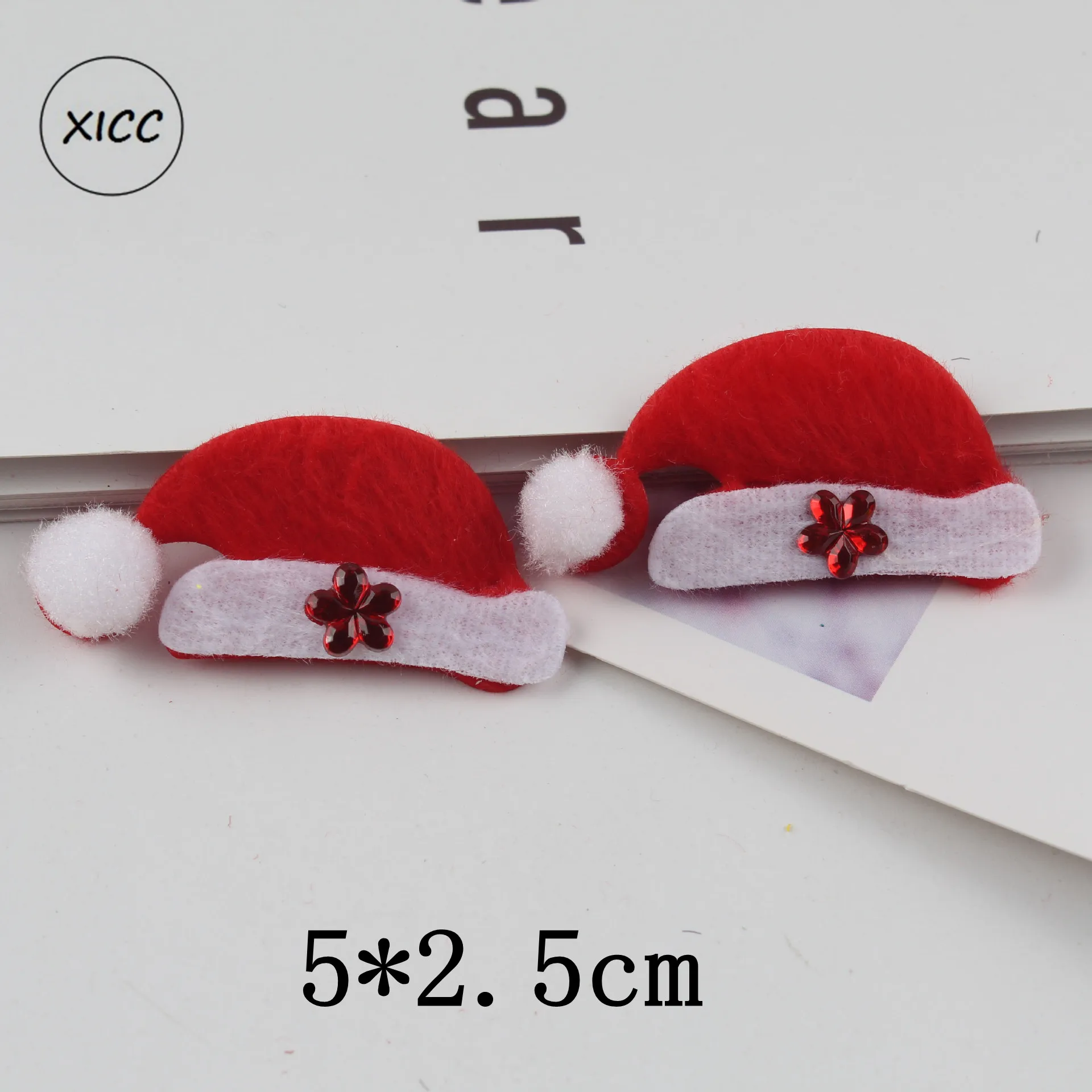 1pc hat-1 XICC прекрасный Рождественский праздник нетканый Войлок тканевый Снеговик шляпа олень мультфильм ручная работа, сделай сам, ремесло забавное украшение рождественской елки - Цвет: 1pc hat-1
