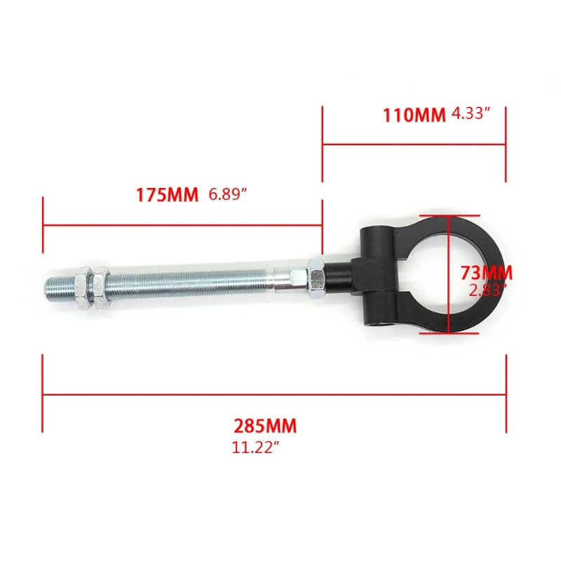 

Car Styling Trailer Hooks Sticker Decoration Racing Ring Vehicle Aluminum Tow HookAluminum Tow Hook